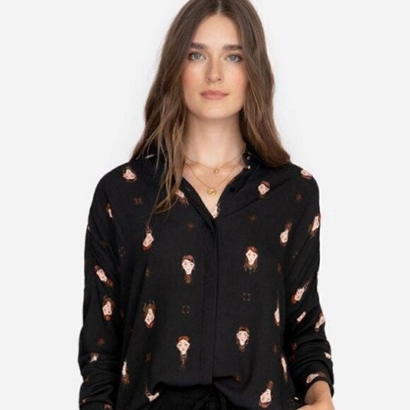 🆕 JOHNNY WAS  SCOFIELD BUTTON DOWN SHIRT SIZE SMALL - Picture 1 of 6